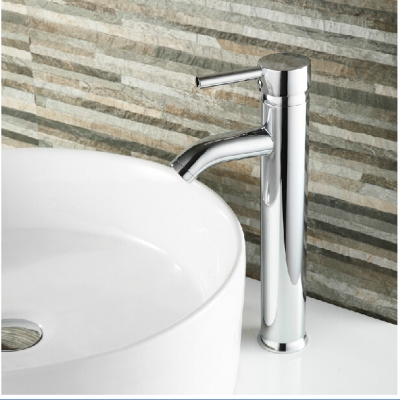 Wholesale And Retail Promotion NEW Cheap Chrome Brass Bathroom Basin Faucet Single Handle Vanity Sink Mixer Tap [Chrome Faucet-1410|]
