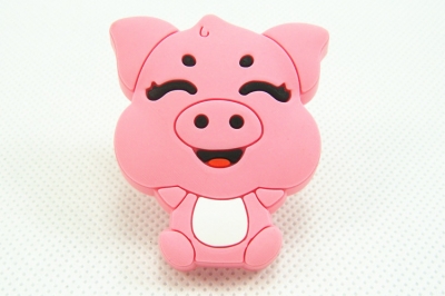 -10pcs/lot Drawer Knobs / kids handles and knobs / Cabinet knob for kis Pink Pig [KidsHandles-653|]