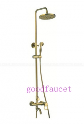 brass golden/gold plating shower mixer set,shower faucet,rainfall shower set,bathroom tap tub mixer tap