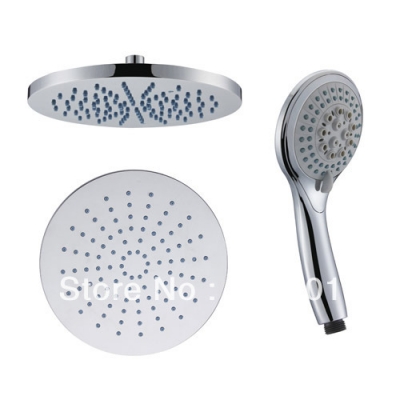Best selling rainfall euro style 8"shower head &Luxury 5 Functions adjustable spray hand held spray [Shower head &hand shower-4166|]