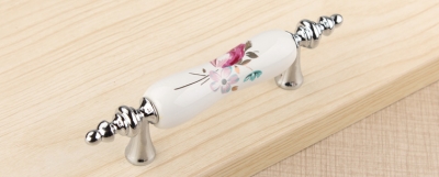 Elegant Tulip Cabinet Wardrobe Cupboard Knob Drawer Door Pulls Handles 76mm 2.99" MBS361-5