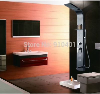 Wholesale And Retail Promotion Modern Style Shower Column Waterfall Shower Tub Spout Hand Shower Shower Panel