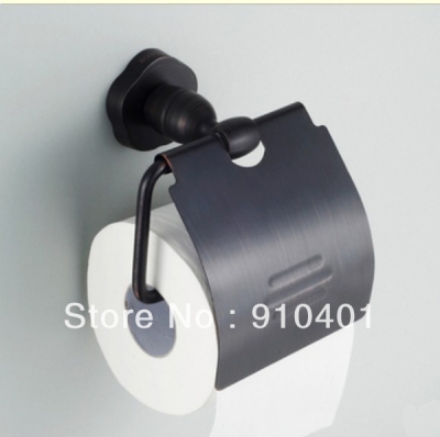 Wholesale And Retail Promotion NEW Euro Style Oil Rubbed Bronze Bathroom Toilet Paper Holder With Roll Cover [Toilet paper holder-4641|]