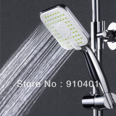 Wholesale And Retail Promotion Square Exquisite- 3 Function Handheld Shower Bathroom Single Rain Shower Head [Shower head &hand shower-4027|]
