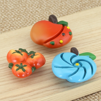 10pcs Cute Cartoon fruit Kids decorative Furniture Bedroom Knobs Handles Dresser Drawer Pulls Door Kitchen Cabinet