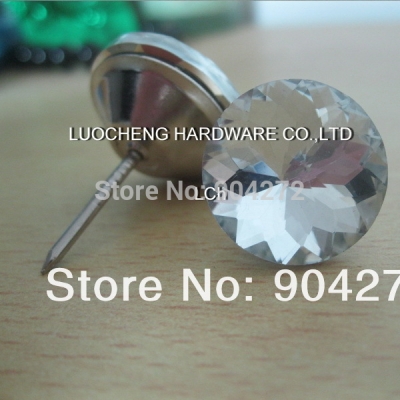 200PCS/LOT 16MM REDBUD NAIL BUTTONS CRYSTAL BUTTONS GLASS BUTTONS FOR SOFA INDUSTRY OR OTHER DECORATION FILEDS