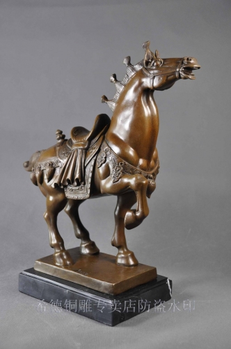 Bronze sculpture, copper sculpture crafts home decoration feng shui decoration chinese style bronze sculpture, horse dw-136