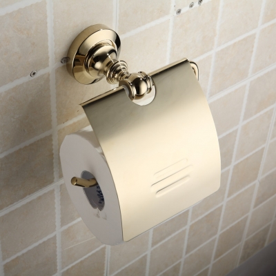 Copper metal towel rack toilet paper holder toilet paper holder paper holder toilet paper roll holder [BathroomAccessories-35|]