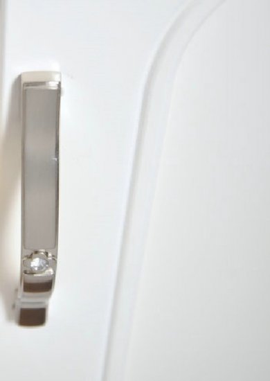 Crystal Glisten Cabinet Wardrobe Cupboard Drawer Door Knob Pulls Handles Silver 96mm 3.78" MBS239-1