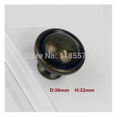 D36mm New Arrival anti brass furniture handles and knobs for kitchen Cabinet dresser wardrobe knobs