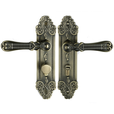 European antique bronze door lock indoor door locks kitchen bathroom bedroom lockset [Front panel lock-630|]