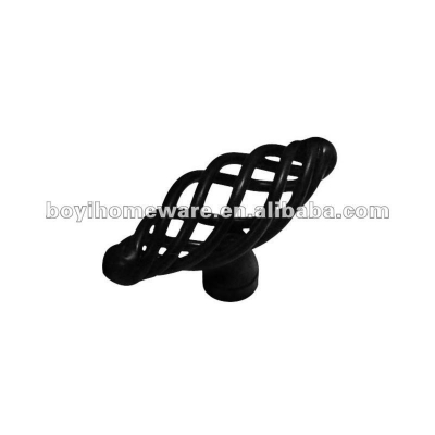 Hot sell black iron-nickel knob handle wholesale and retail shipping discount 50pcs/lot T50 [BirdcageHandlesandKnobs-10|]