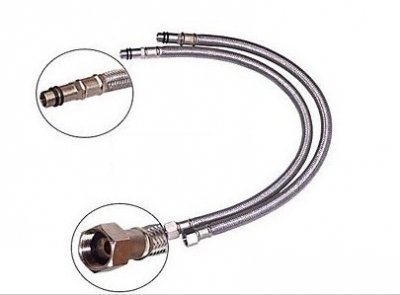 Lowest in the word!80cm length two stainless Steel G9/16'' Flexible Faucet Water Supply Hoses