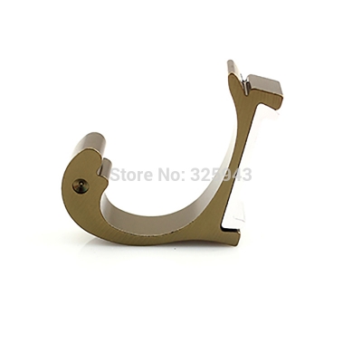 New 1pc Brown Clothing Hooks Space Alumimum Home DIY Towel Hanger Hooks Wall-mounted 10 Kinds Color to Chose