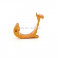New 1pc Yellow Clothing Hooks Space Alumimum Home DIY Towel Hanger Hooks Wall-mounted 10 Kinds Color to Chose