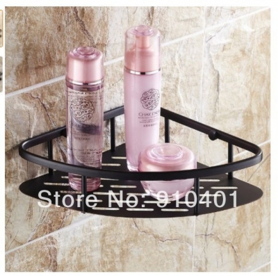 Wholesale And Retail Promotion NEW Luxury Oil Rubbed Bronze Bathroom Corner Shelf Shower Caddy Cosmetic Storage [Storage Holders & Racks-4470|]
