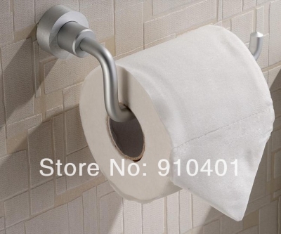 Wholesale And Retail Promotion NEW Modern Bathroom Wall Mounted Toilet Paper Holder Tissue Bar Holder Aluminium [Toilet paper holder-4690|]