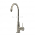 Wholesale And Retail Promotion NEW Swivel Spout Deck Mounted Kitchen Faucet Single Handle Vessel Sink Mixer Tap
