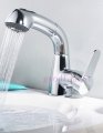 Wholesale And Retail Promotion New Chrome Finish Single Hole Deck Mounted Faucet Bathroom Basin Mixer Tap