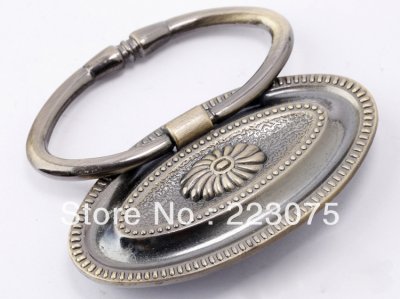 -ZH2140 CC:64MM w screw European luxury Antique Ring drawer cabinets pull handle door knobs 10pcs/lot