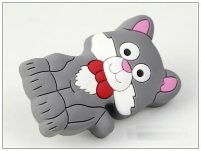 10PCS/Lot Gray Cat Kids Desk Drawers Handle Suitable For Drawers and Doors [KidsCabinethandle-305|]