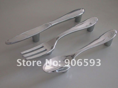 15pcs lot creative knife fork spoon kitchen cupboard handles\cabinet handles\drawer handles\furniture handle free shipping
