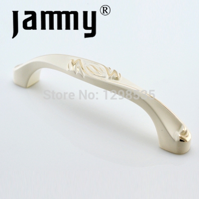 2pcs 2014 new Ivory White furniture decorative kitchen cabinet handle high quality armbry door pull
