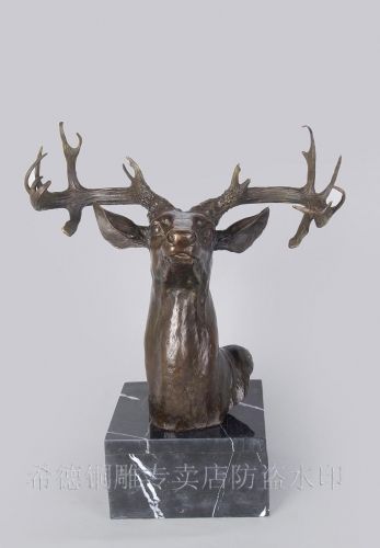 Bronze crafts home decoration animal sculpture modern elk dw-154