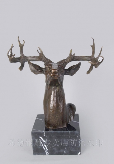 Bronze crafts home decoration animal sculpture modern elk dw-154 [Bronzesculpture-157|]