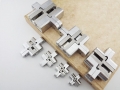 Construction Material Stainless Steel Door Hinge New Stock With Screws Concealed Invisible