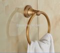 Wholesale And Retail Promotion Antique brass bathroom accessories towel ring towel rack hanger wall mounted