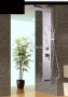 Wholesale And Retail Promotion Brushed Nickel Rain Waterfall Shower Column Tub Mixer Tap Massage Jets Sprayer