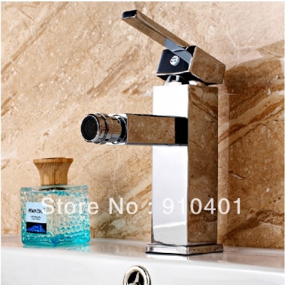 Wholesale And Retail Promotion Deck Mounted Bathroom Basin Faucet Vanity Sink Mixer Tap Chrome Finish Mixer Tap