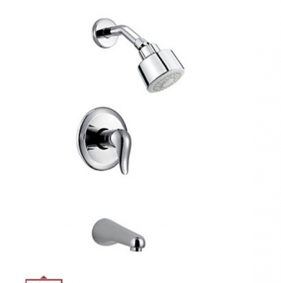 Wholesale And Retail Promotion Modern Chrome Round Style High Pressure Rainfall Shower Faucet Set Tub Mixer Tap