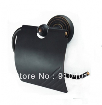 Wholesale And Retail Promotion Modern Euro Style Oil Rubbed Bronze Bathroom Toilet Paper Holder W/ Roll Cover [Toilet paper holder-4643|]