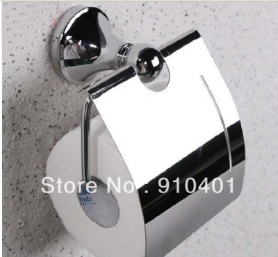 Wholesale And Retail Promotion NEW Luxury Bathroom Polished Chrome Brass Toilet Paper Holder Roll Tissue Holder