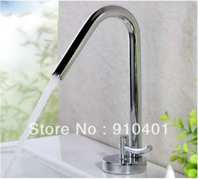 Wholesale And Retail Promotion Polished Chrome Brass Bathroom Basin Faucet Kitchen Sink Mixer Tap Single Handle