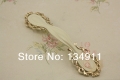 10pcs 64mm Ivory White with Golden Closet Cabinet Knobs Luxurious Wardrobe Kitchen Vintage Handle Furniture Desk Pulls