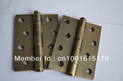 2 pcs of Solid Brass Hinge Ball Bearing Hinges for Door Antique Brass Finished