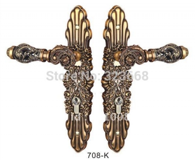 2012 european style fasion classic door lock zinc alloy handle Luxury lockset [Front panel lock-633|]