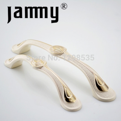 2pcs 2014 fashion Ivory White furniture decorative kitchen cabinet handle high quality armbry door pull [Classicalfurniturehandlesandknobs-45|]