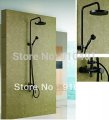NEW Euro Luxury Oil Rubbed Bronze NEW Luxury Oil Rubbed Bronze Shower Set Mixer Rain Shower Head Tub Faucet Shower