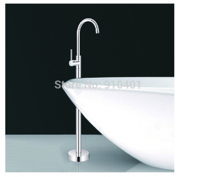 Wholesale And Retail Promotion Floor Mounted Clawfoot Bathroom Tub Filler Single Handle Bath Faucet Mixer Tap