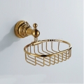 Wholesale And Retail Promotion NEW Bathroom Solid Brass Wall Mounted Soap Dish Holder Square Soap Basket Holder