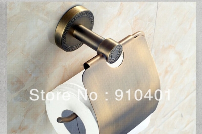 Wholesale And Retail Promotion NEW Wall Mounted Antique Brass Toilet Paper Holder Bathroom Roll Tissue Holder [Toilet paper holder-4647|]