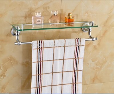 Wholesale And Retail Promotion Wall Mounted Chrome Brass Wall Mounted Bathroom Shelf Shower Caddy Storage Hooks