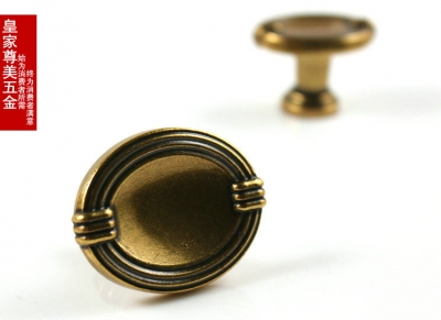 Wholesale Furniture handles Cabinet knobs and handles Drawer knobs Vintage Metal knobs European style handles 28*20mm 10pcs/lot [Handle-126|]