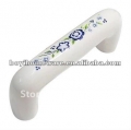 blue and white ceramic handles and knobs for door and kitchen home accessories furniture parts rural style X43