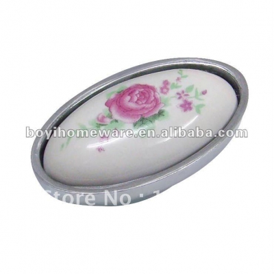 kids dresser flower knob wholesale and retail shipping discount 100pcs/lot AT41-PC