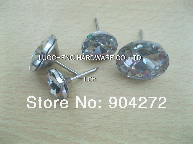 200PCS/LOT 20MM DIAMOND FLOWER CRYSTAL NAIL  BUTTONS  SOFA INDUSTRY AND OTHER DECORATION FILEDS
